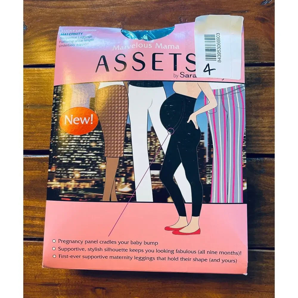 NWT Spanx Assets Gray Maturnity Lucky Leggings Ankle‎ Size 4 170-220 lbs. Causal
